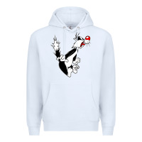 White sylvester cat Premium Hoodie - linhVisuals