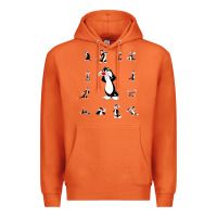 Carrot sylvester cat Premium Hoodie - linhVisuals