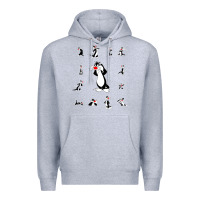 Heather Grey sylvester cat Premium Hoodie - linhVisuals