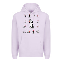 Lilac sylvester cat Premium Hoodie - linhVisuals