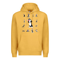 Mustard sylvester cat Premium Hoodie - linhVisuals