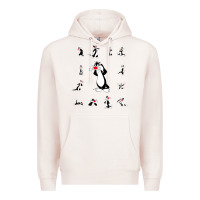 Pale Pink sylvester cat Premium Hoodie - linhVisuals
