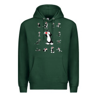 Sports Green sylvester cat Premium Hoodie - linhVisuals