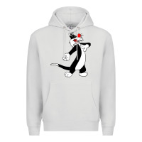Dove Grey sylvester cat Premium Hoodie - linhVisuals