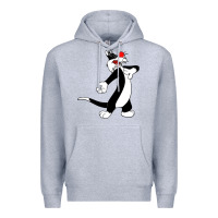Heather Grey sylvester cat Premium Hoodie - linhVisuals