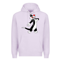 Lilac sylvester cat Premium Hoodie - linhVisuals