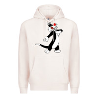 Pale Pink sylvester cat Premium Hoodie - linhVisuals