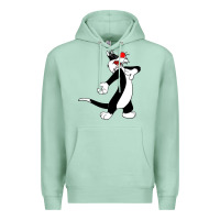 Seafoam sylvester cat Premium Hoodie - linhVisuals