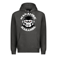 Charcoal Heather harambe Premium Hoodie - linhVisuals