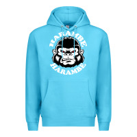 Ocean Blue harambe Premium Hoodie - linhVisuals