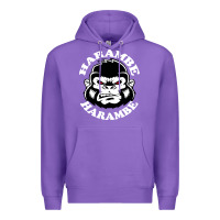 Purple harambe Premium Hoodie - linhVisuals
