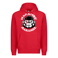 Red harambe Premium Hoodie - linhVisuals