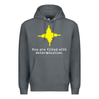 Rock undertale   determination point Premium Hoodie - linhVisuals