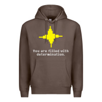 Coffee undertale   determination point Premium Hoodie - linhVisuals