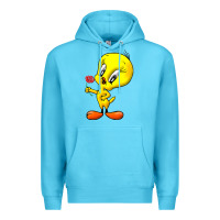 Ocean Blue tweety Premium Hoodie - linhVisuals