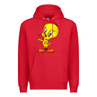 Red tweety Premium Hoodie - linhVisuals