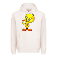 Pale Pink tweety Premium Hoodie - linhVisuals