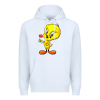 White tweety Premium Hoodie - linhVisuals