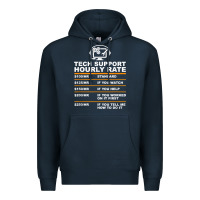 Navy tech support hourly rate t shirt Premium Hoodie - linhVisuals