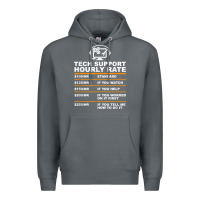 Rock tech support hourly rate t shirt Premium Hoodie - linhVisuals