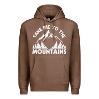Chestnut take me to the mountains nature lover Premium Hoodie - linhVisuals