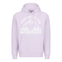 Lilac take me to the mountains nature lover Premium Hoodie - linhVisuals