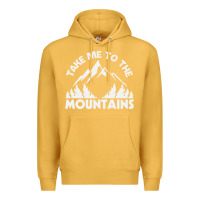 Mustard take me to the mountains nature lover Premium Hoodie - linhVisuals