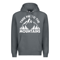 Rock take me to the mountains nature lover Premium Hoodie - linhVisuals