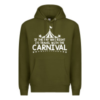 Army Green carnival Premium Hoodie - linhVisuals
