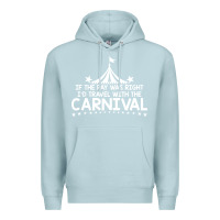 Blue Mist carnival Premium Hoodie - linhVisuals