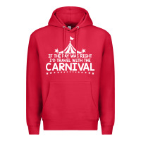 Cardinal carnival Premium Hoodie - linhVisuals