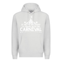 Dove Grey carnival Premium Hoodie - linhVisuals