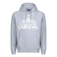 Heather Grey carnival Premium Hoodie - linhVisuals