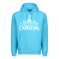 Ocean Blue carnival Premium Hoodie - linhVisuals