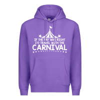 Purple carnival Premium Hoodie - linhVisuals