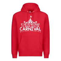 Red carnival Premium Hoodie - linhVisuals
