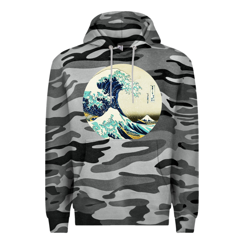 Great Wave Premium Hoodie by linhVisuals | Teevron