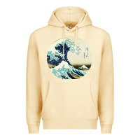 Pina Colada great wave Premium Hoodie - linhVisuals
