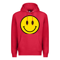 Cardinal vintage retro happy smiley face 80's 90's aesthetic sweatshirt Premium Hoodie - linhVisuals