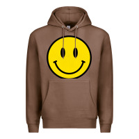 Chestnut vintage retro happy smiley face 80's 90's aesthetic sweatshirt Premium Hoodie - linhVisuals