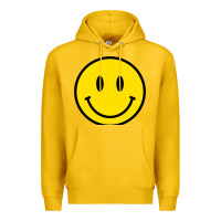 Lemon vintage retro happy smiley face 80's 90's aesthetic sweatshirt Premium Hoodie - linhVisuals