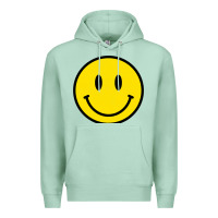 Seafoam vintage retro happy smiley face 80's 90's aesthetic sweatshirt Premium Hoodie - linhVisuals