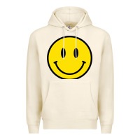 Tofu vintage retro happy smiley face 80's 90's aesthetic sweatshirt Premium Hoodie - linhVisuals