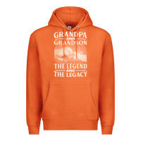 Carrot grandpa and grandson the legend t  shirtgrandpa and grandson the legen Premium Hoodie - linhVisuals