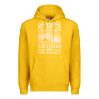 Lemon grandpa and grandson the legend t  shirtgrandpa and grandson the legen Premium Hoodie - linhVisuals