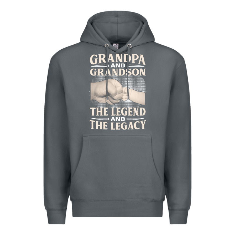 Grandpa And Grandson The Legend T  Shirtgrandpa And Grandson The Legen Premium Hoodie by linhVisuals | Teevron