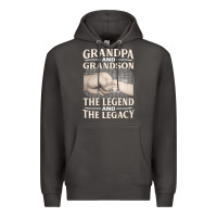 Smoke grandpa and grandson the legend t  shirtgrandpa and grandson the legen Premium Hoodie - linhVisuals