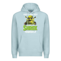 Blue Mist sh.rek check yourself before you sh.rek yourself t shirt Premium Hoodie - linhVisuals