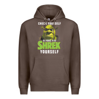 Coffee sh.rek check yourself before you sh.rek yourself t shirt Premium Hoodie - linhVisuals