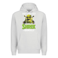 Dove Grey sh.rek check yourself before you sh.rek yourself t shirt Premium Hoodie - linhVisuals